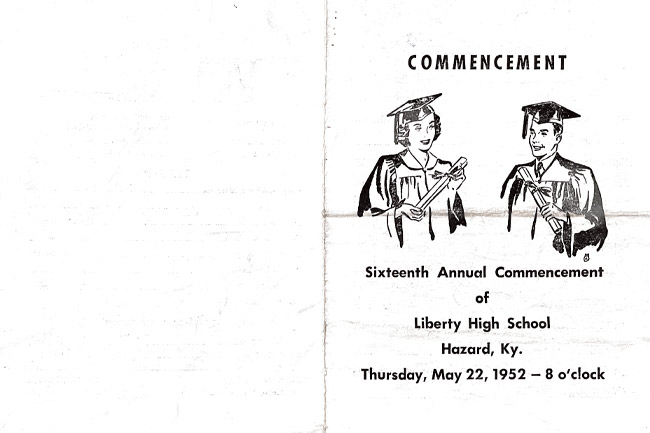 Liberty High School 16th Commencement Program