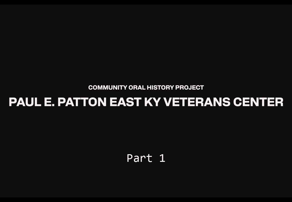 SEKY Community Oral History Project:  Veterans Part 1